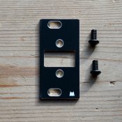 Svart Panel för Intellijel Designs 1U USB (incl. black screws)